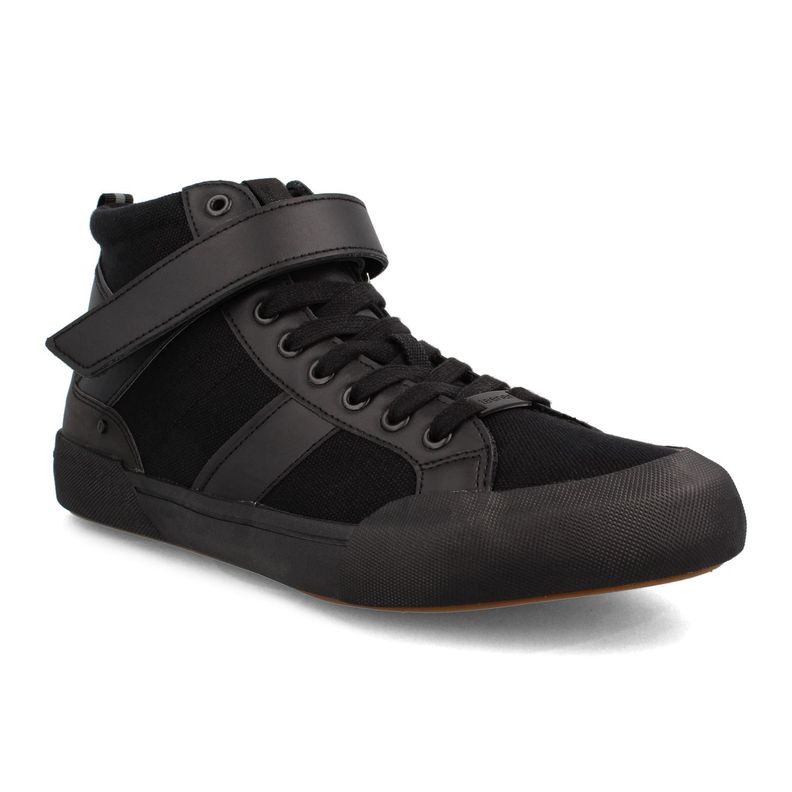 Zapatilla Escolar Niño Teener Tribu Negro Caña-1