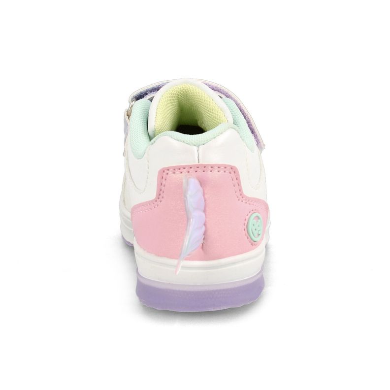 Zapatilla Niña Bubblegummers Neon Blanco-Lila-2