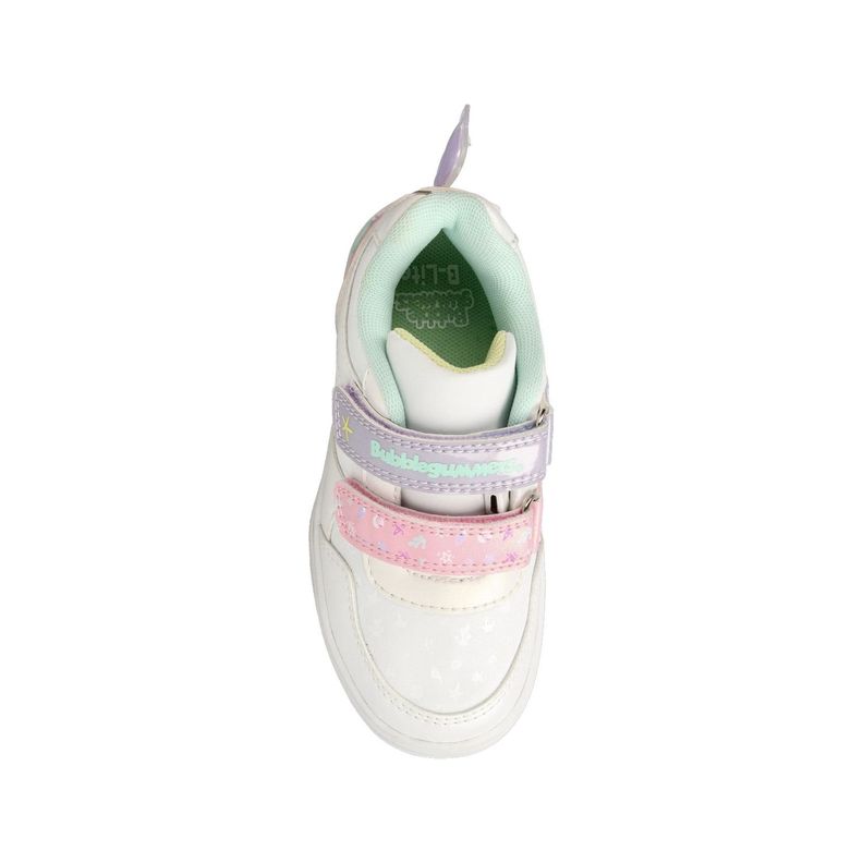 Zapatilla Niña Bubblegummers Neon Blanco-Lila-3