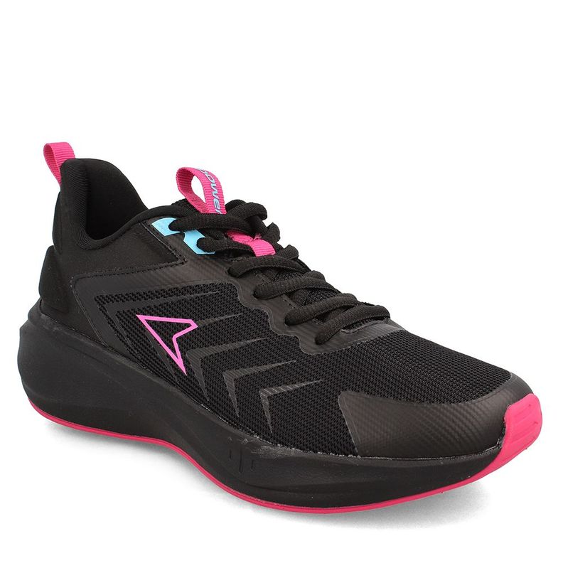 Zapatilla Mujer Power Swift Negro-Rosado-0