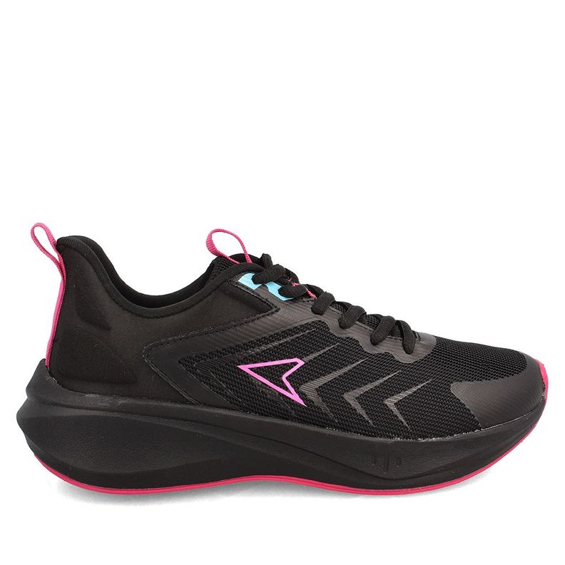 Zapatilla Mujer Power Swift Negro-Rosado-4