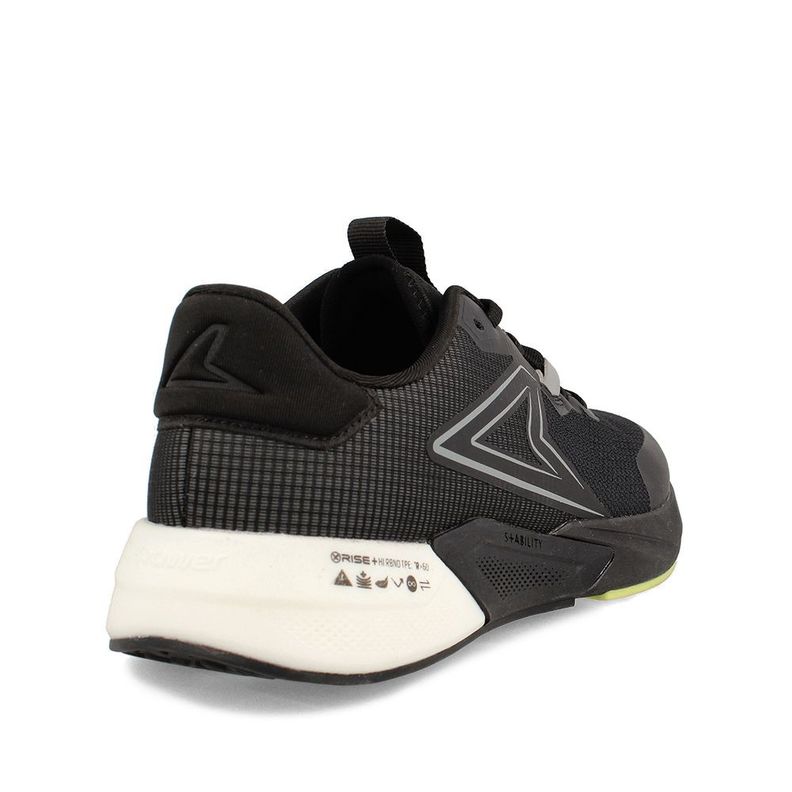 Zapatilla Hombre Power Xorise+300 Tr Axel Negro-Turquesa-3