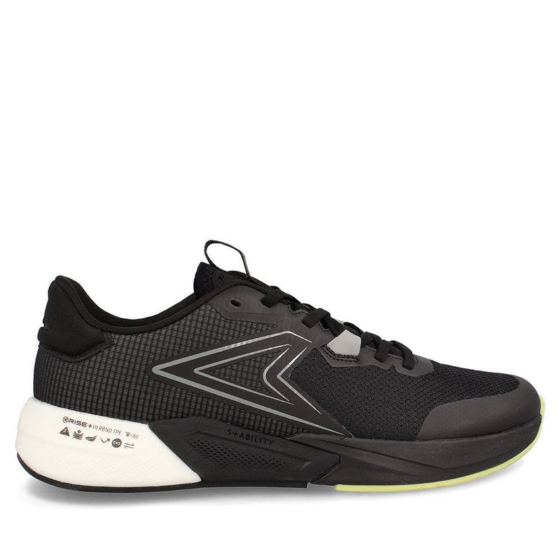 Zapatilla Hombre Power Xorise+300 Tr Axel Negro-Turquesa-4