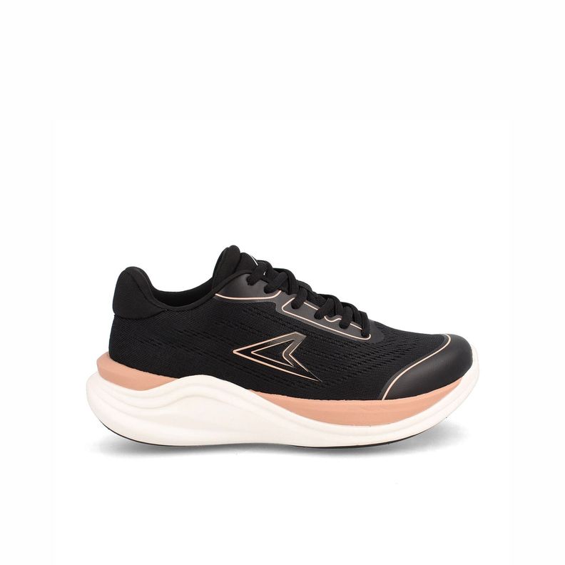 Zapatilla Mujer Power Primewalk+ 300 Koto Negro-Rosado-0
