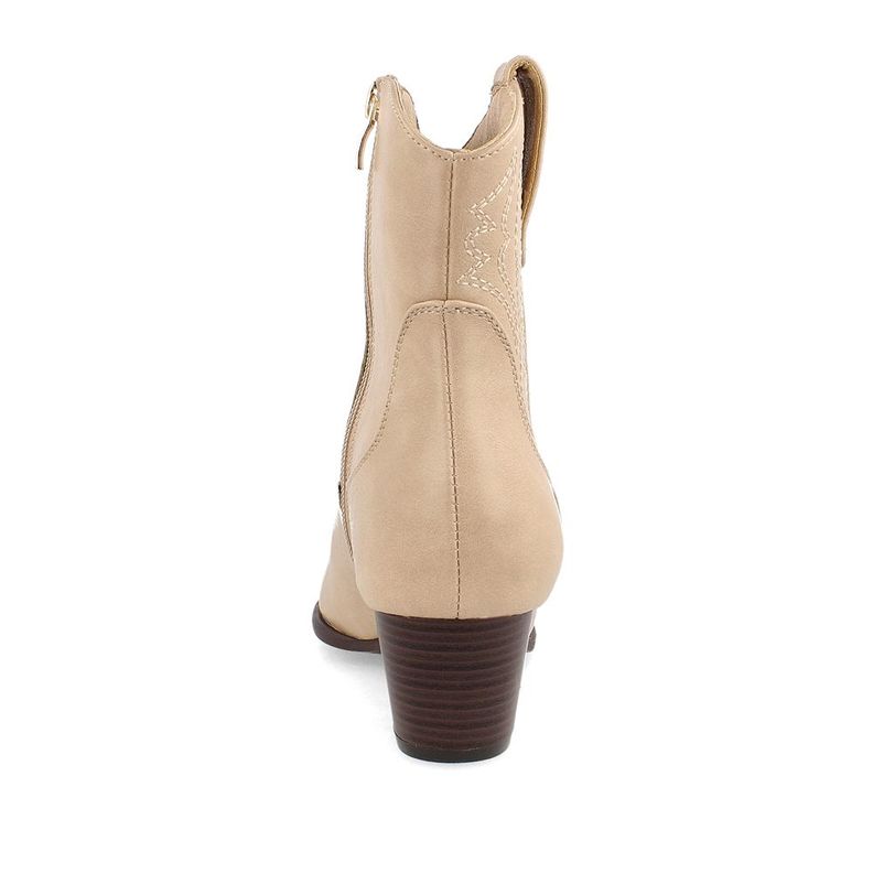 Botín Mujer Bata Cowie Blanco-2