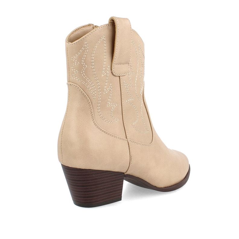 Botín Mujer Bata Cowie Blanco-3