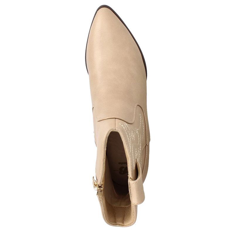 Botín Mujer Bata Cowie Blanco-5