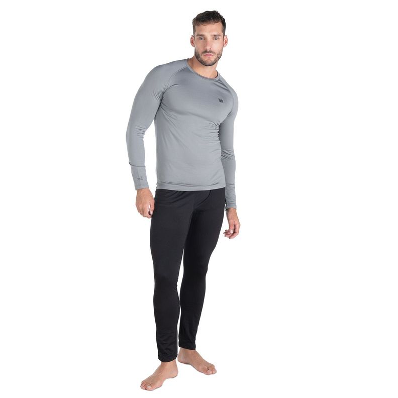 Primera Capa Hombre Weinbrenner First Layer Warm Top Gris-3