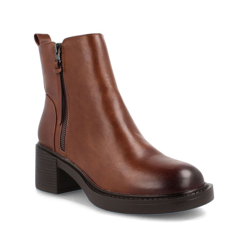 Botín Mujer Bata Angelic Camel-2