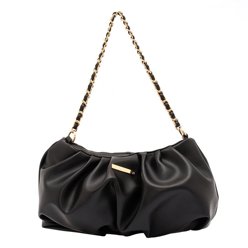 CARTERA MUJER BATA DUMPLING NEGRO