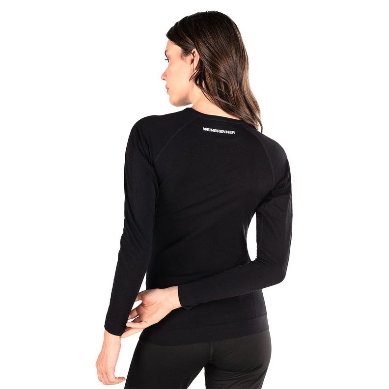 Primera Capa Mujer Weinbrenner First Layer Active Negro-1
