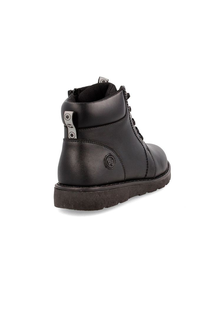 Botín Escolar Niño Bubblegummers Neron Caña Alta Negro-3