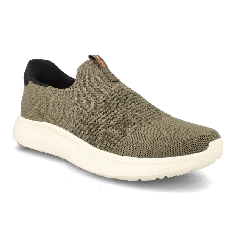 Zapatilla Hombre Power N-Walk Akari Easyslide Verde Oliva-Beige-1
