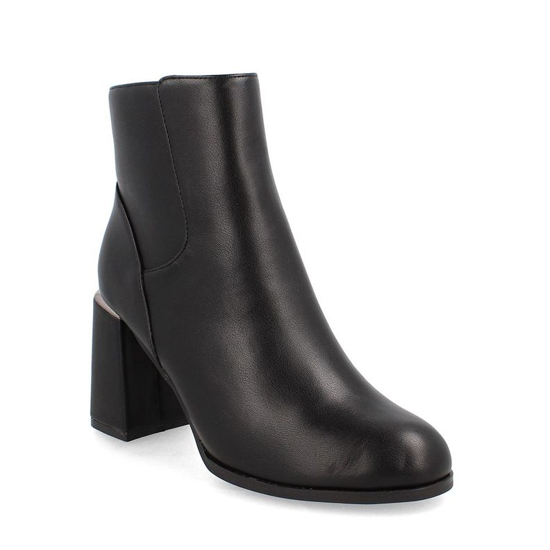 Botín Mujer Bata Shoin Negro-0