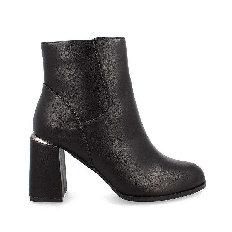 Botín Mujer Bata Shoin Negro-4