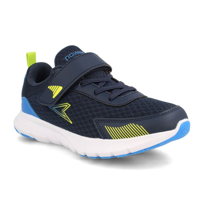 Zapatilla Niño Power  Wave Belmonte V1 Azul Marino-Verde-1