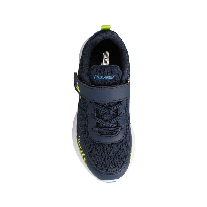 Zapatilla Niño Power  Wave Belmonte V1 Azul Marino-Verde-3