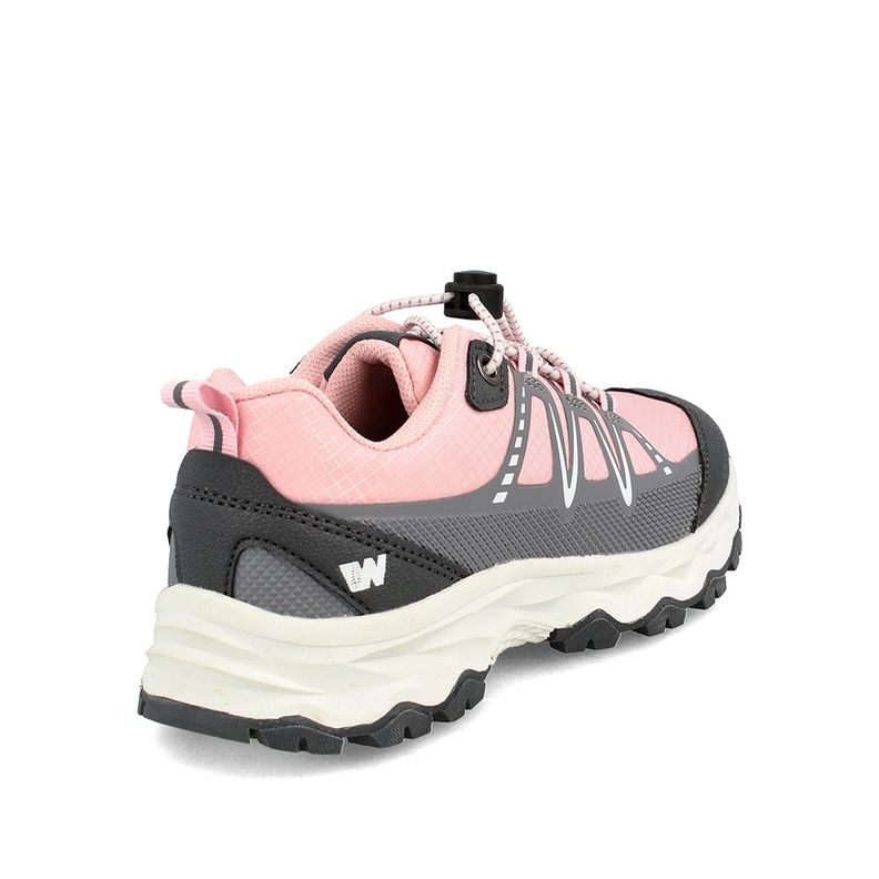 Zapatilla Niña Weinbrenner Cerro Gris-Rosado-3