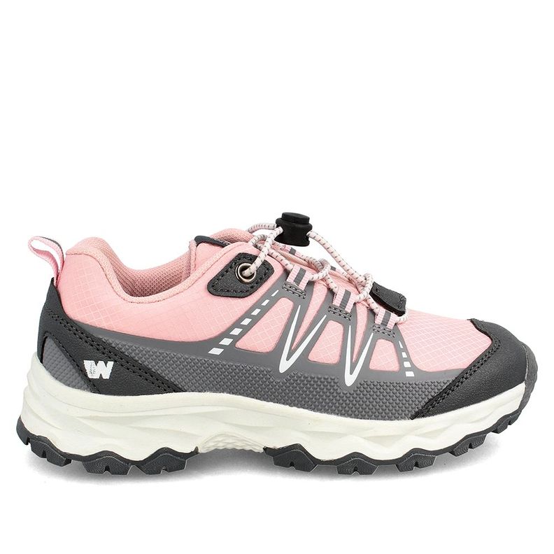 Zapatilla Niña Weinbrenner Cerro Gris-Rosado-4