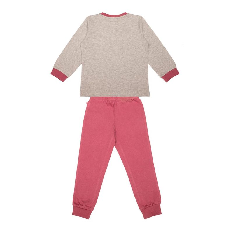 Pijama Niña Bubblegummers Alicia Coral-1