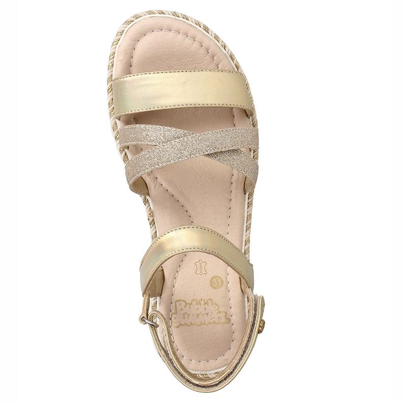 Sandalia  Niña Bubblegummers Tanzania Gold-5