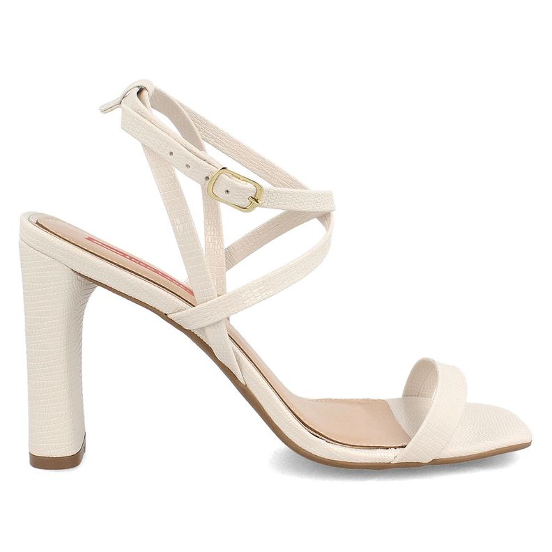 SANDALIA MUJER BATA LILA CREMA-4