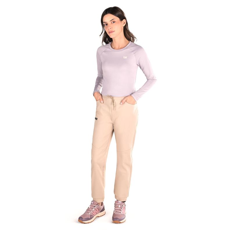 Pantalon Mujer Weinbrenner Visol Beige-3