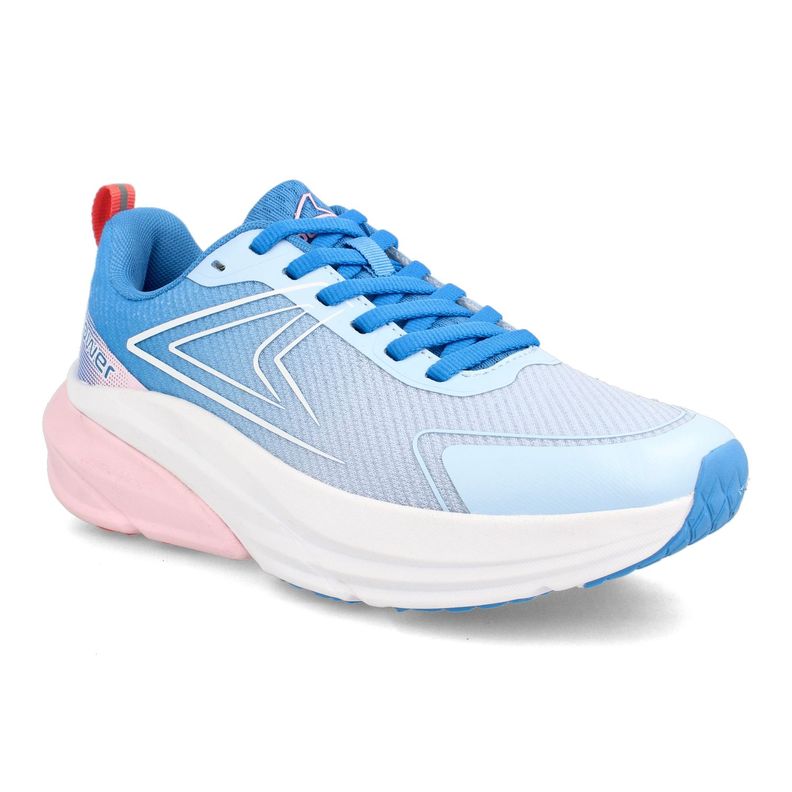 Zapatilla Mujer Power Duofoam Max 500 Delux Azul-Rosado-1