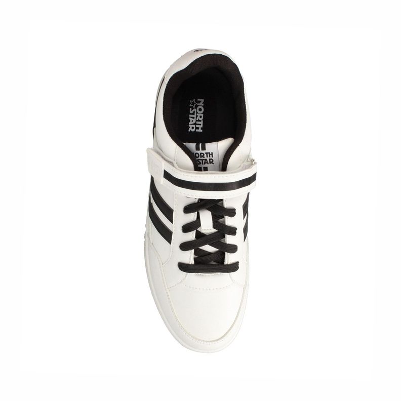 Zapatilla Hombre North Star Maisy Blanco-Negro-3