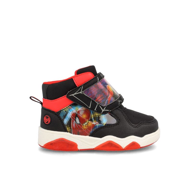 Zapatilla Nino Bubblegummers Eden Negro-Rojo