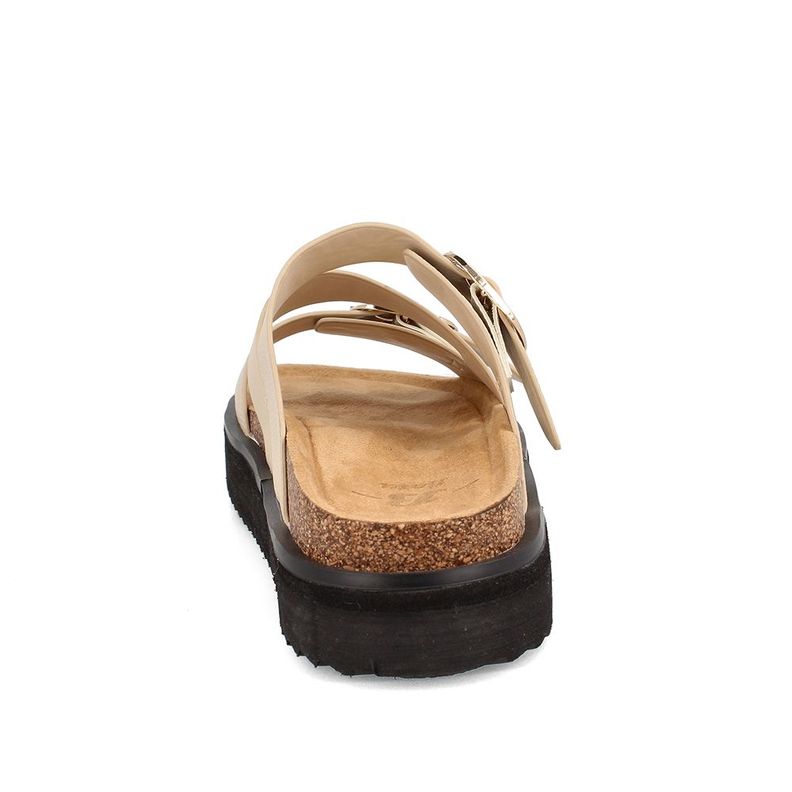 Sandalia Mujer Bata Trini Beige-2