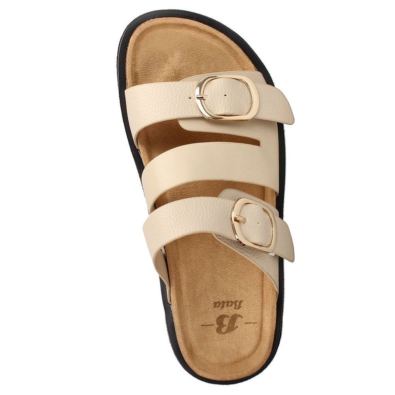 Sandalia Mujer Bata Trini Beige-5