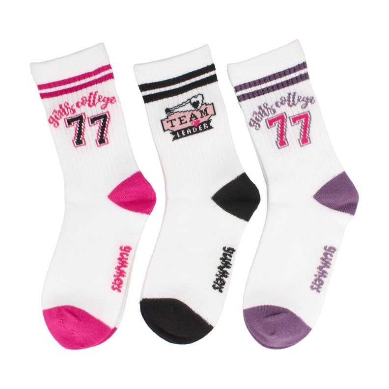 Calcetín Niña Bubblegummers Cheer Fucsia-1
