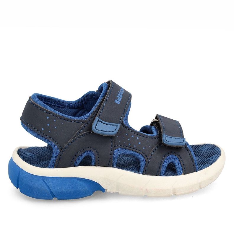 Sandalia  Niño Bubblegummers Domenico Azul Marino-4