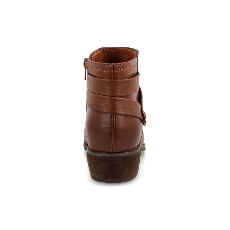 Botín Mujer Bata Canela Camel-4