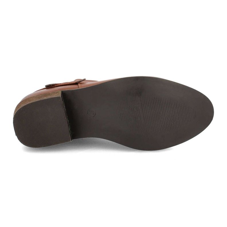 Botín Mujer Bata Canela Camel-9