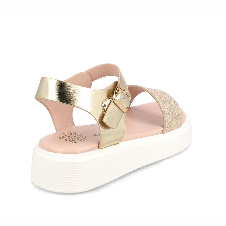Sandalia  Niña Bubblegummers Dafne Gold-3