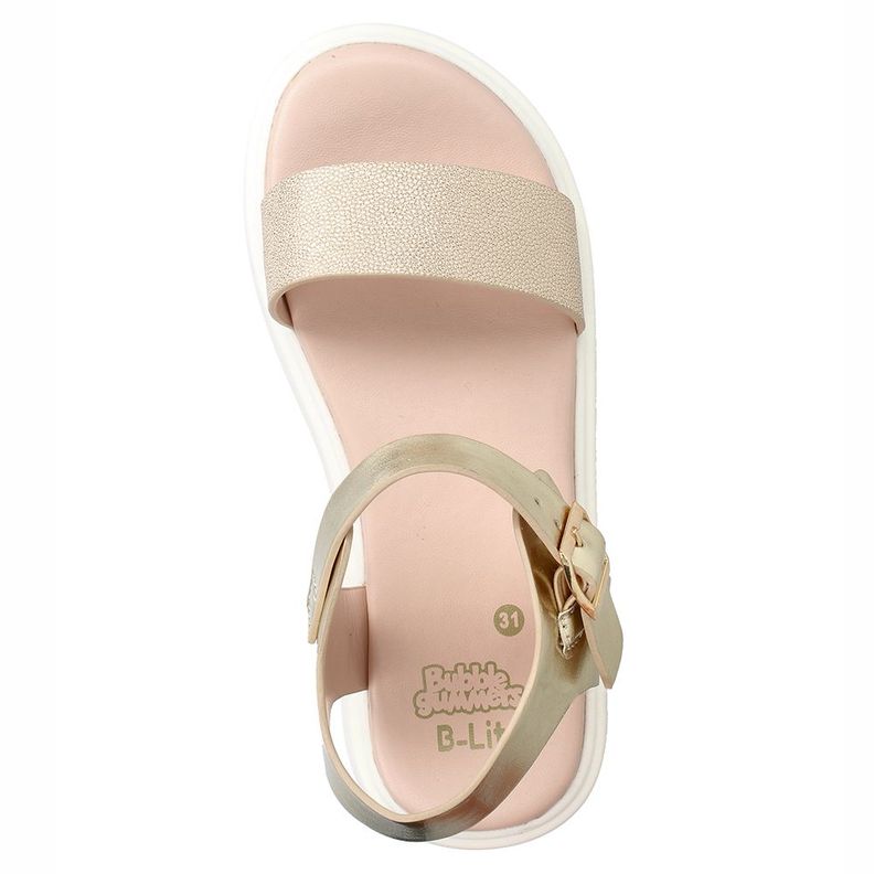Sandalia  Niña Bubblegummers Dafne Gold-5