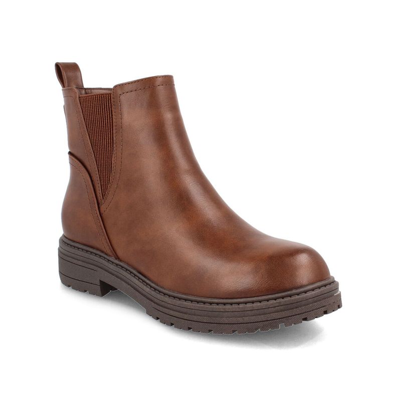 Botín Mujer Bata Comfit Pearl Cafe Oscuro-3