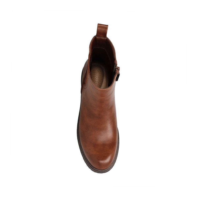 Botín Mujer Bata Comfit Pearl Cafe Oscuro-6