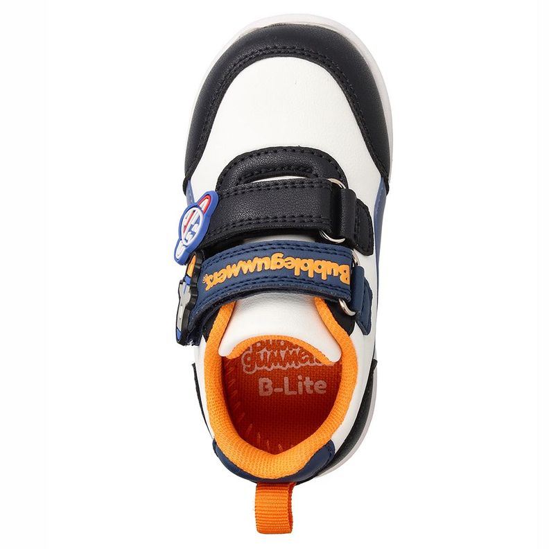 Zapatilla Niño Bubblegummers Soft Walker Negro-Azul-5