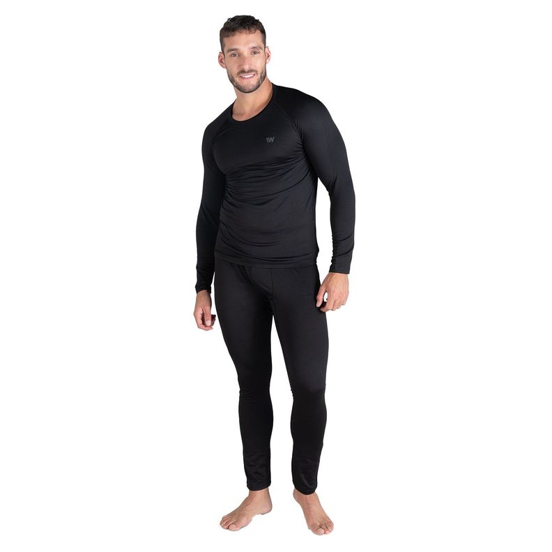 Primera Capa Hombre Weinbrenner First Layer Warm Top Negro-3