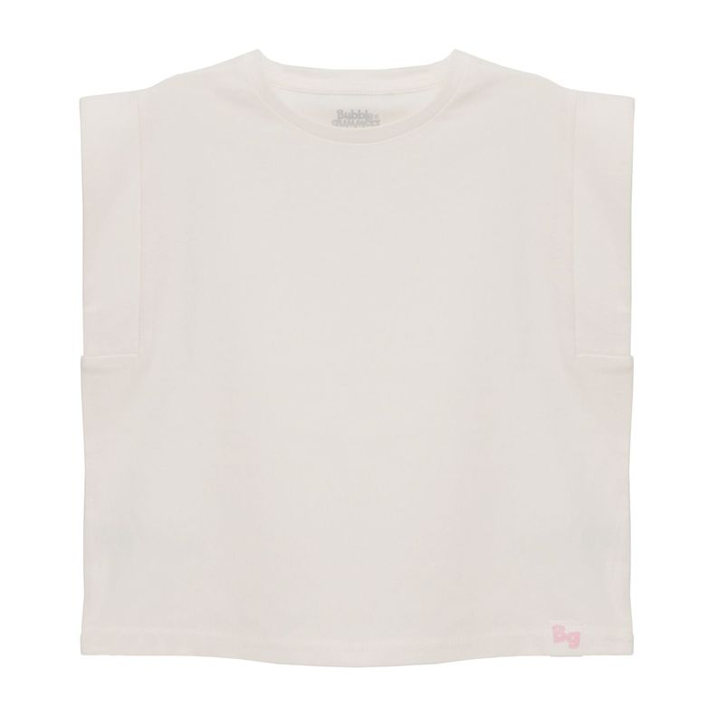 Polera Manga Corta Niña Bubblegummers Issis Crema-0