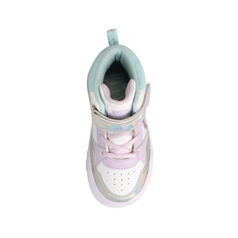 Botín Niña Bubblegummers Elite Blanco-Azul-3