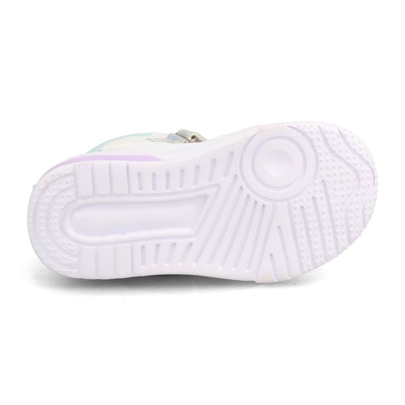 Botín Niña Bubblegummers Elite Blanco-Azul-4