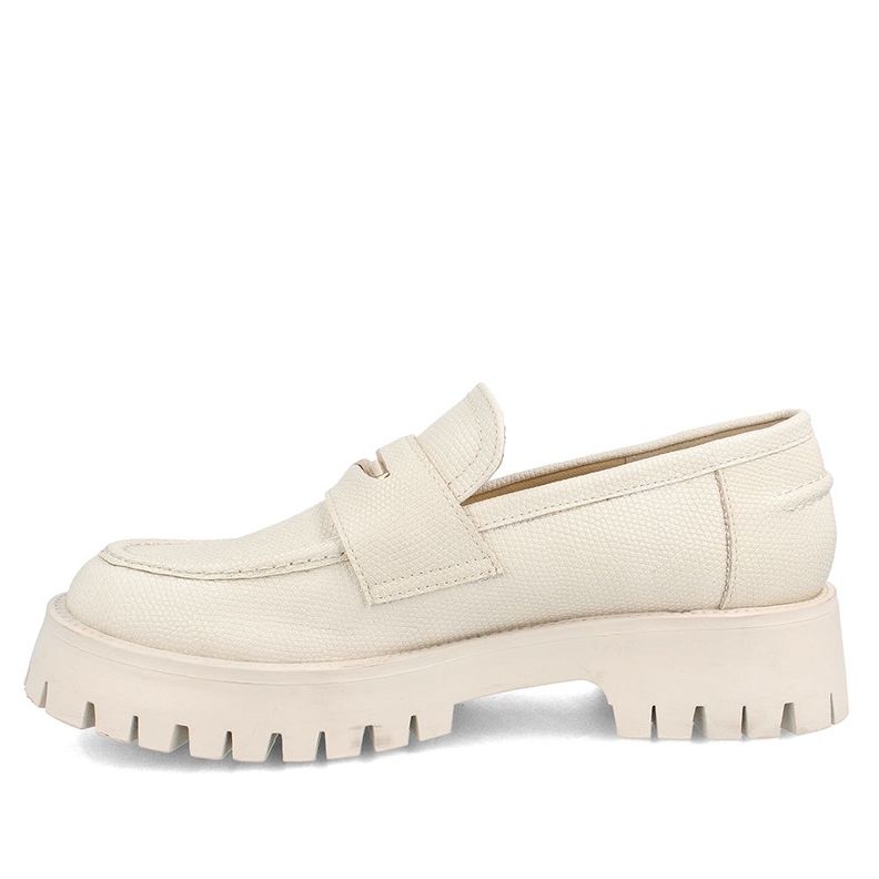 Mocasin Mujer Bata Gina Blanco-1