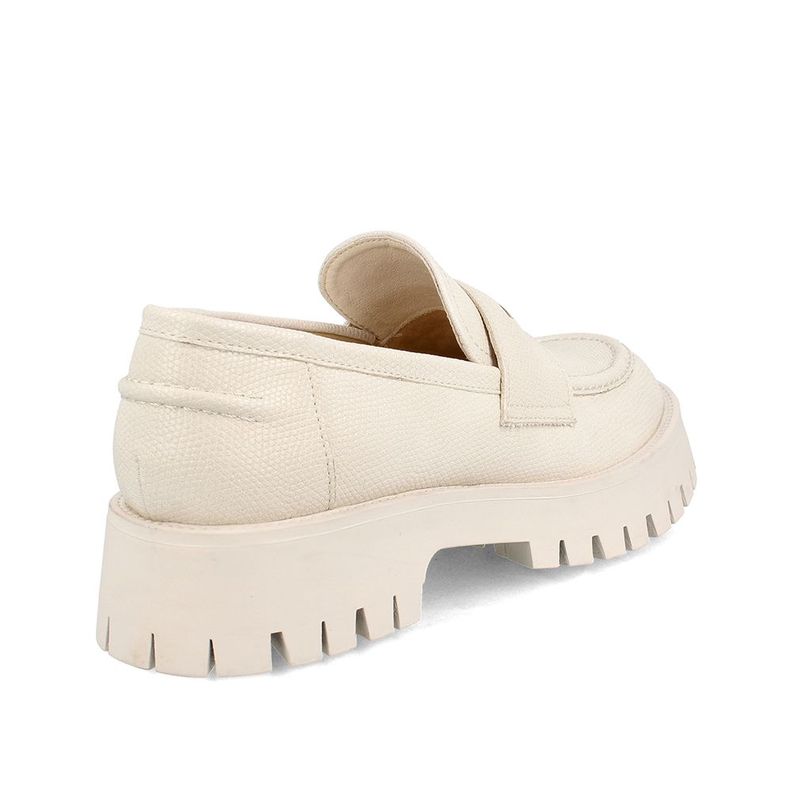 Mocasin Mujer Bata Gina Blanco-3