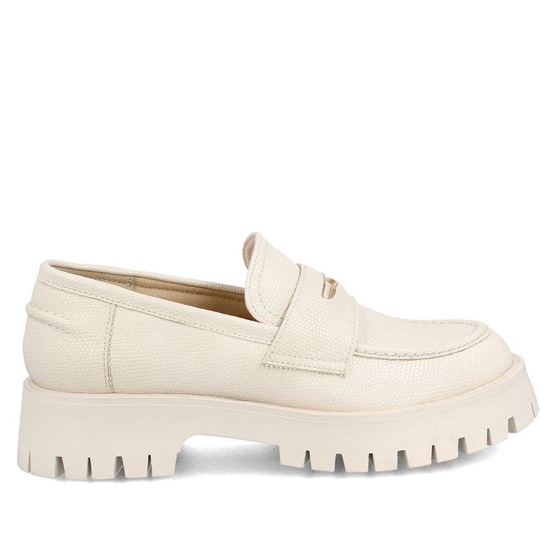 Mocasin Mujer Bata Gina Blanco-4