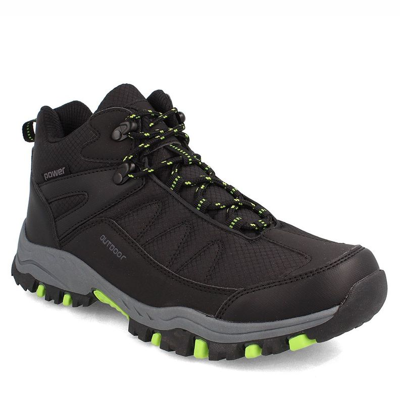 Zapatilla Hombre Power Hunter Cobb Negro-Verde-0