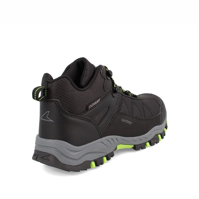 Zapatilla Hombre Power Hunter Cobb Negro-Verde-3